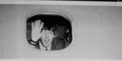 the beatles wave GIF
