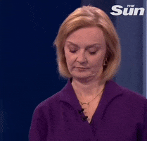 Confused Liz Truss GIF by GIPHY News