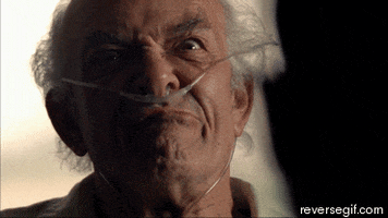 old man relax GIF