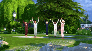 Stretching Sims 4 GIF by Xbox