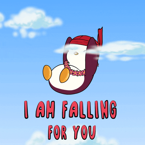 Happy In Love GIF by Pudgy Penguins