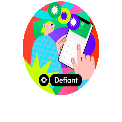 Defiant Sticker