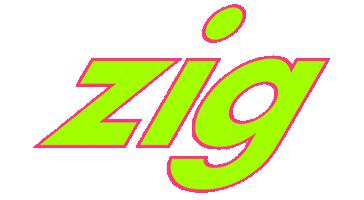 Swerve Zig Zag Sticker by FITZ