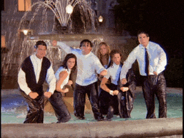 Friends Fountain animated GIF