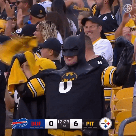 Happy Football GIF by Pittsburgh Steelers - Find & Share on GIPHY
