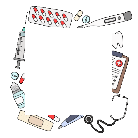 Illustration Health Sticker