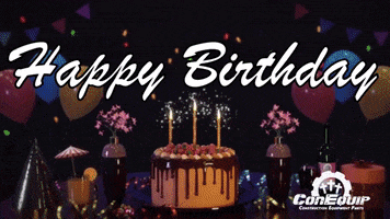 Celebrate Happy Birthday GIF by ConEquip Parts