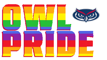Owl Pride Sticker by Florida Atlantic University