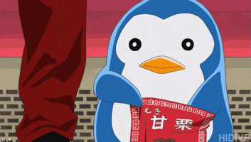 penguin eating GIF by HIDIVE