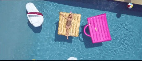 Country Music Swimming GIF by Renee Blair
