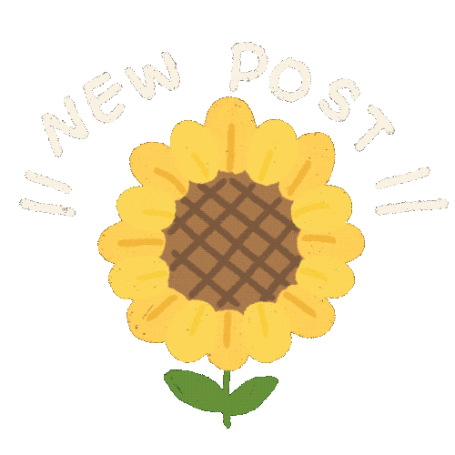 Flower Post Sticker