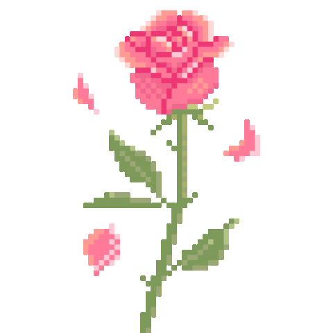 Rose Petals Art Sticker