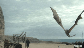 Dragon Running GIF by Game of Thrones