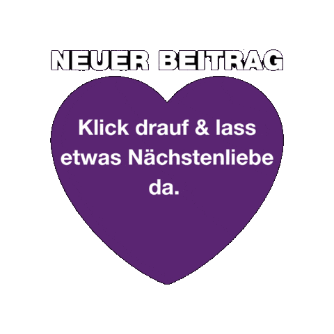 New Post Love Sticker by DiakonieSachsen