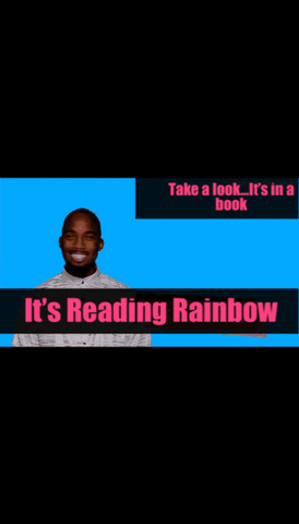 Kidlitmusic books take a look reading rainbow kid lit music GIF