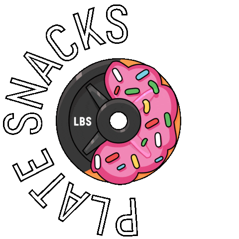 Donuts Weights Sticker by Plate Snacks
