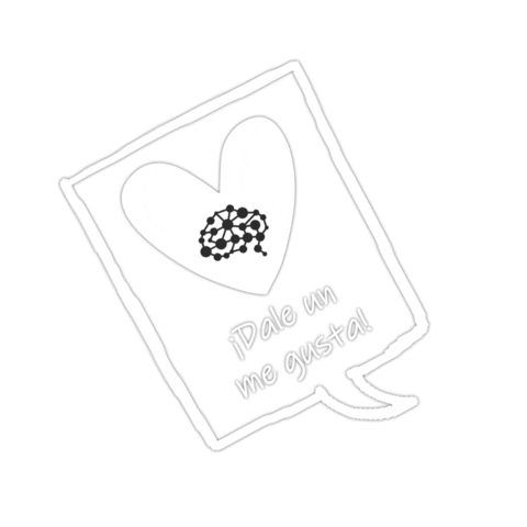 Corazon Me Gusta Sticker by María Martín Gregorio