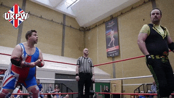 In The Face Surprise GIF by United Kingdom Pro Wrestling