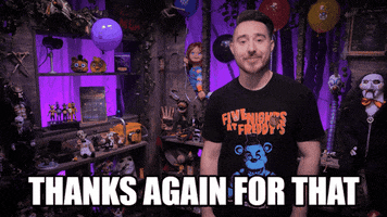 Thanks Thank You GIF by Dead Meat James