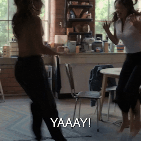 Excited Good News GIF by Amazon Prime Video