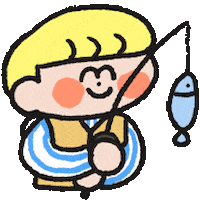 Fish Fishing Sticker