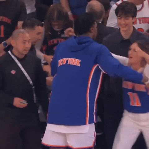 New York Knicks Hug GIF