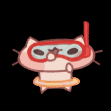 Cat Scuba GIF