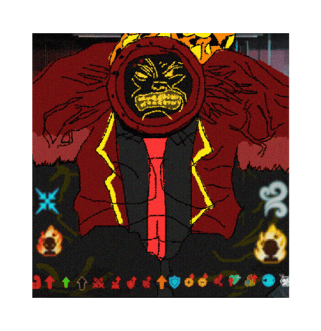 Angry Peak Sticker