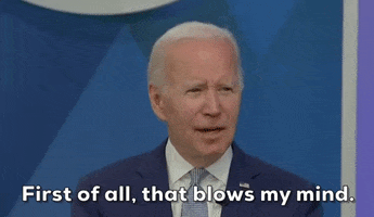 Joe Biden Mind Blown GIF by GIPHY News