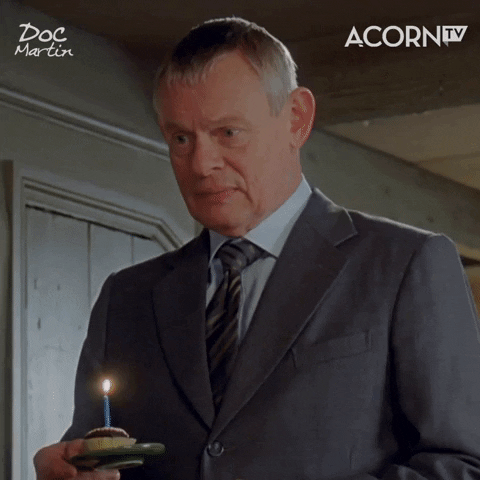 Happy Birthday Candle GIF by Acorn TV