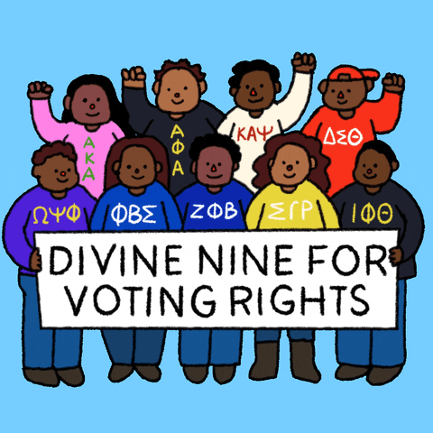 Voting Rights Greek GIF by INTO ACTION