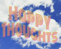 think happy thoughts gif