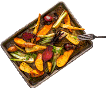 Veggie Teller Sticker by Oswald Nahrungsmittel GmbH