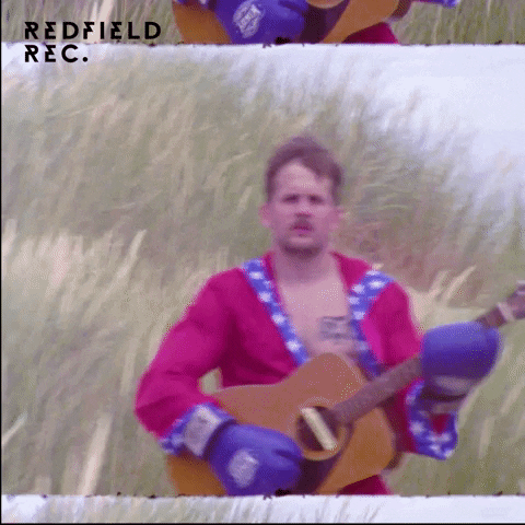 Happy Acoustic Guitar GIF by Redfield Records