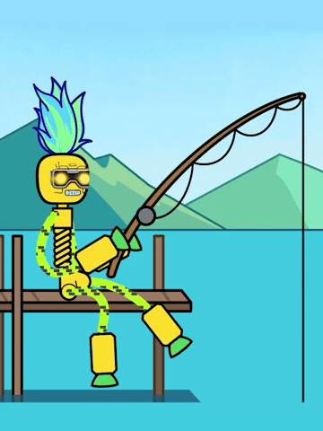 Fishing and Waiting Patiently