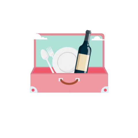 Viaggi e delizie Sticker