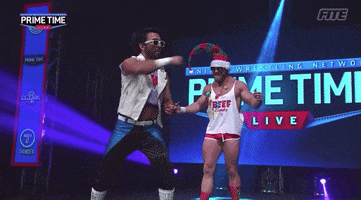Celebrate Prime Time GIF by United Wrestling Network