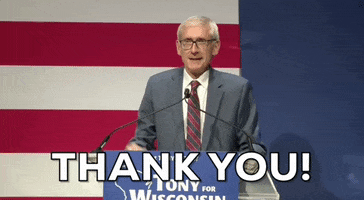 Victory Speech Thank You GIF by GIPHY News