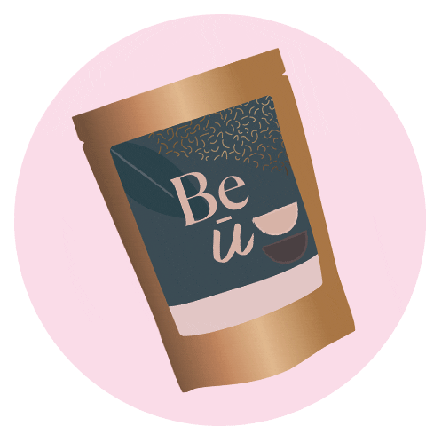 Body Scrub Sticker by Be-U Cosmetics
