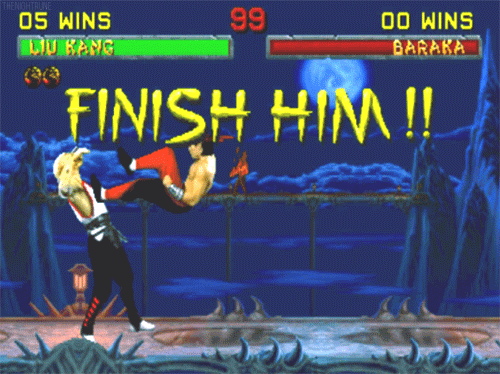 Finish Him Mortal Kombat GIF - Find & Share on GIPHY