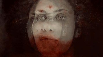 barbarabezina art red magic digital art GIF