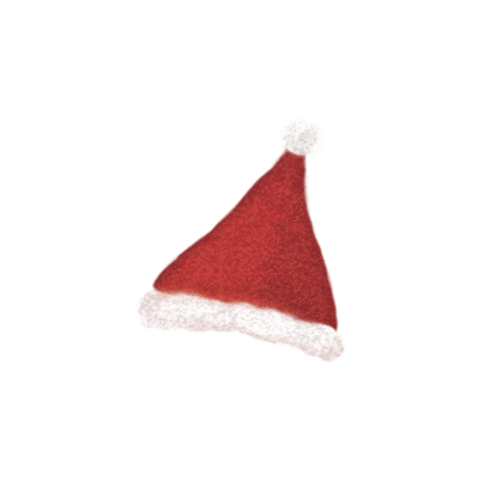 Santa Hat Christmas Sticker
