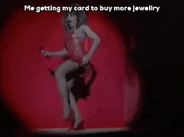 icedi me getting my card to buy more jewellry GIF