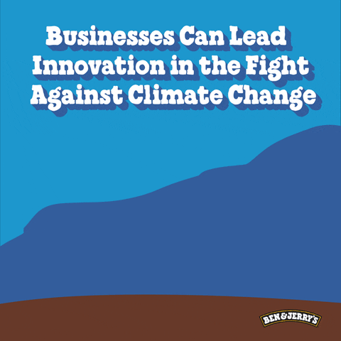 Climate Change Innovation GIF by Ben & Jerry's