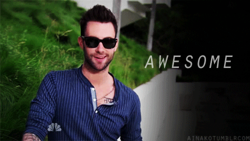 Awesome Adam Levine GIF