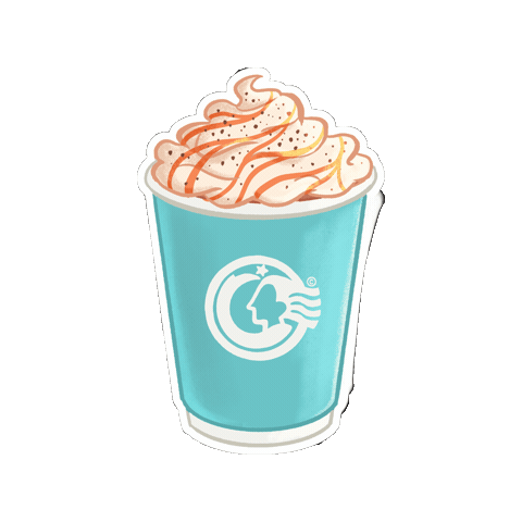 Pumpkin Spice Fall Sticker by Blue Luna