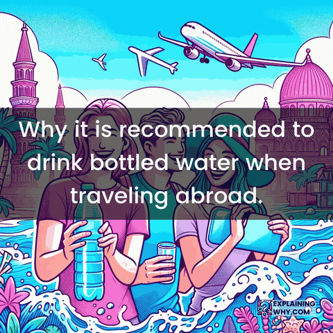 Bottled Water Travel GIF by ExplainingWhy.com