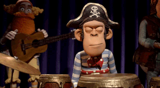 Image result for monkey on drums gif