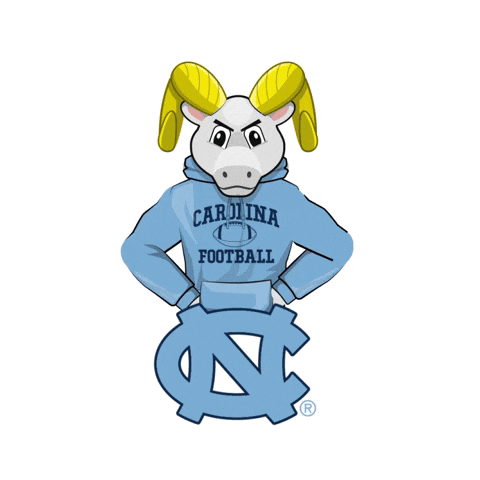 Tar Heels Football GIF by Wells Fargo