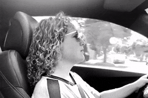 lindajeantheactress driving vanessa crusing summer drives GIF